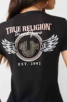 HORSESHOE WING CREWNECK TEE, image 1