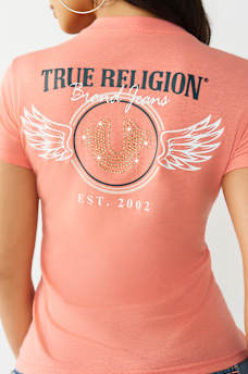 HORSESHOE WING CREWNECK TEE, image 1