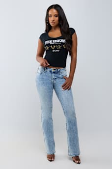 BECCA MID RISE BOOTCUT JEAN