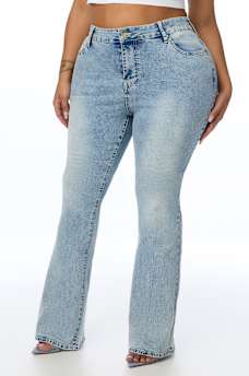 PLUS BECCA MID RISE BOOTCUT JEAN