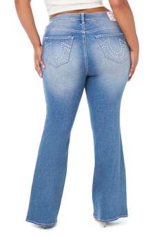 PLUS BECCA MID RISE CRYSTAL BOOTCUT JEAN