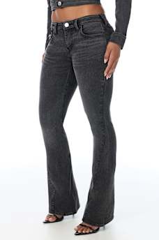 JOEY MID RISE FLAP FLARE JEAN