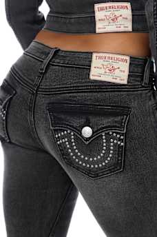 JOEY MID RISE FLAP FLARE JEAN