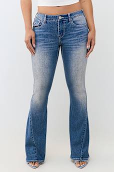 JOEY MID RISE FLAP FLARE JEAN