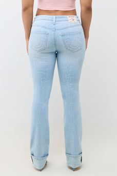 BILLIE MID RISE CUFF STRAIGHT JEAN