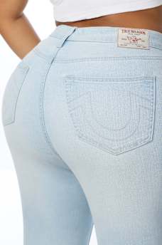 PLUS BILLIE MID RISE CUFF STRAIGHT JEAN
