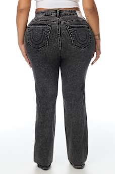 PLUS BILLIE MID RISE STRAIGHT JEAN