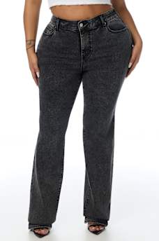 PLUS BILLIE MID RISE STRAIGHT JEAN