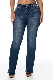 BECCA MID RISE BOOTCUT JEAN