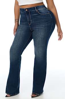 PLUS BECCA MID RISE BOOTCUT JEAN