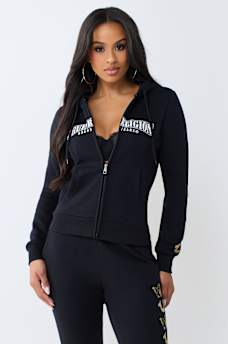 ALTERNATING CLASSIC ZIP HOODIE
