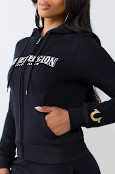 ALTERNATING CLASSIC ZIP HOODIE