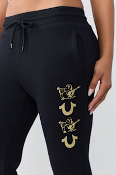 ALTERNATING TWISTED FLARE PANT