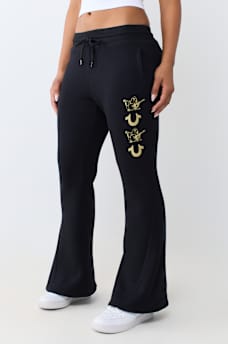 ALTERNATING TWISTED FLARE PANT