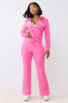 ALTERNATING TWISTED FLARE PANT