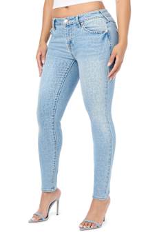 JENNIE MID RISE BIG T FLAP CURVY SKINNY JEAN