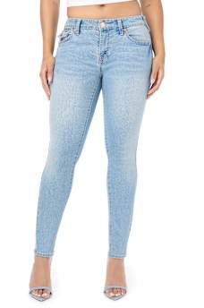 JENNIE MID RISE BIG T FLAP CURVY SKINNY JEAN