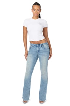BECCA MID RISE BOOTCUT JEAN