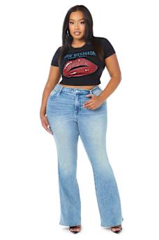 PLUS BECCA MID RISE BOOTCUT JEAN