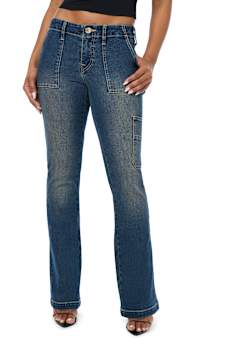 BECCA MID RISE CARPENTER BOOTCUT JEAN
