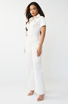 TWILL  CARGO STRAIGHT JUMPSUIT, image 2