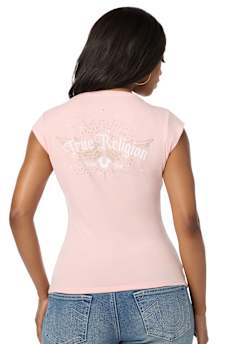 SCOOP NOTCH ANGEL TEE