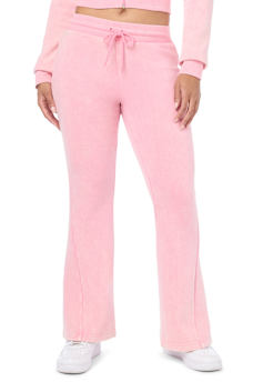 WASHED WING TWISTED FLARE SWEATPANT