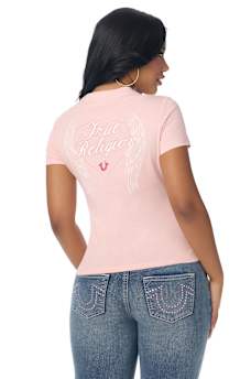 EMBROIDERED HEART CREWNECK TEE
