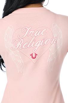 EMBROIDERED HEART CREWNECK TEE