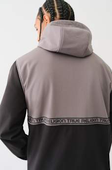 LOGO HOODED WINDBREAKER JACKET, image 3