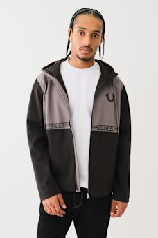LOGO HOODED WINDBREAKER JACKET, image 4