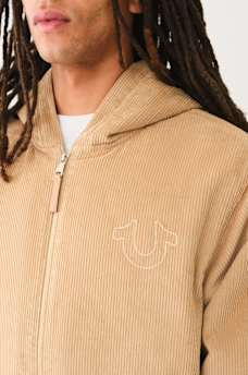 HORSESHOE CORDUROY HOODED JACKET, image 2