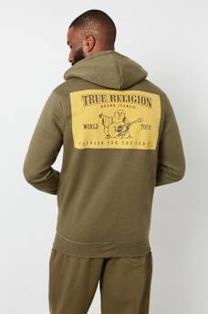 SOLID WORLD TOUR LOGO ZIP HOODIE