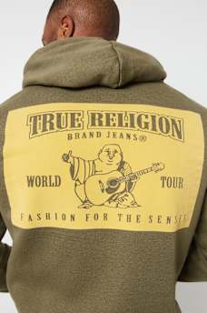 SOLID WORLD TOUR LOGO ZIP HOODIE
