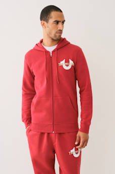 HORSESHOE LOGO ZIP HOODIE, image 2