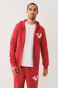 HORSESHOE LOGO ZIP HOODIE, image 3
