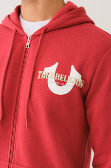 HORSESHOE LOGO ZIP HOODIE, image 4