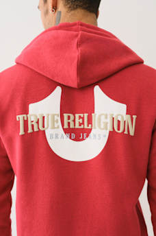 HORSESHOE LOGO ZIP HOODIE, image 1