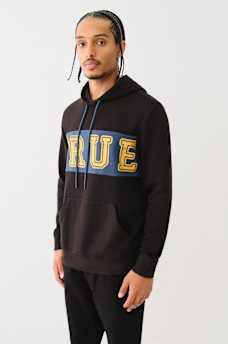 CONTRAST PANEL LOGO HOODIE, image 4