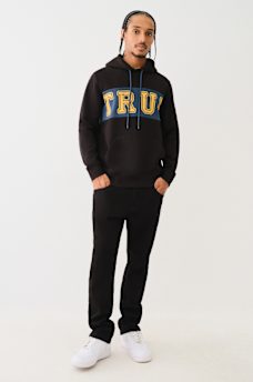CONTRAST PANEL LOGO HOODIE, image 6