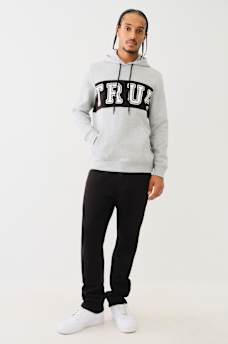 CONTRAST PANEL LOGO HOODIE, image 6