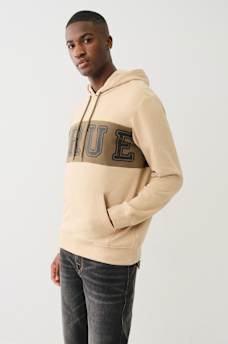 CONTRAST PANEL LOGO HOODIE, image 4