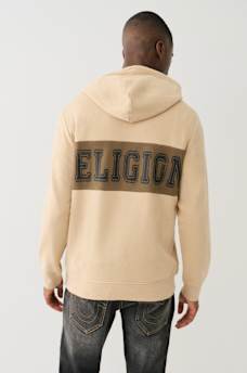 CONTRAST PANEL LOGO HOODIE, image 5