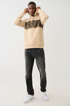 CONTRAST PANEL LOGO HOODIE, image 6