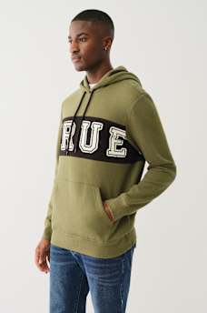 CONTRAST PANEL LOGO HOODIE, image 5
