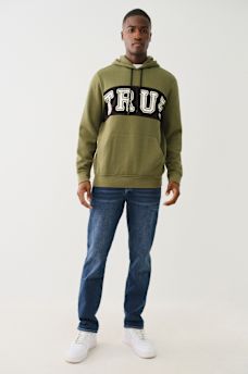 CONTRAST PANEL LOGO HOODIE, image 6