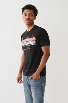 METALLIC LANDSCAPE ARCHED LOGO TEE, image 4