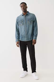 CHAMBRAY LONG SLEEVE SHIRT, image 5