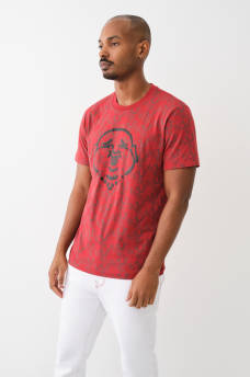 BUDDHA FACE TR MONOGRAM TEE