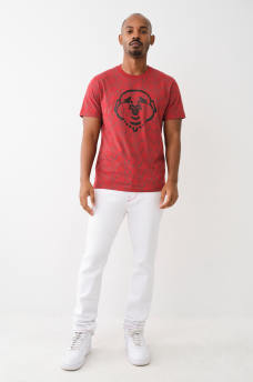 BUDDHA FACE TR MONOGRAM TEE